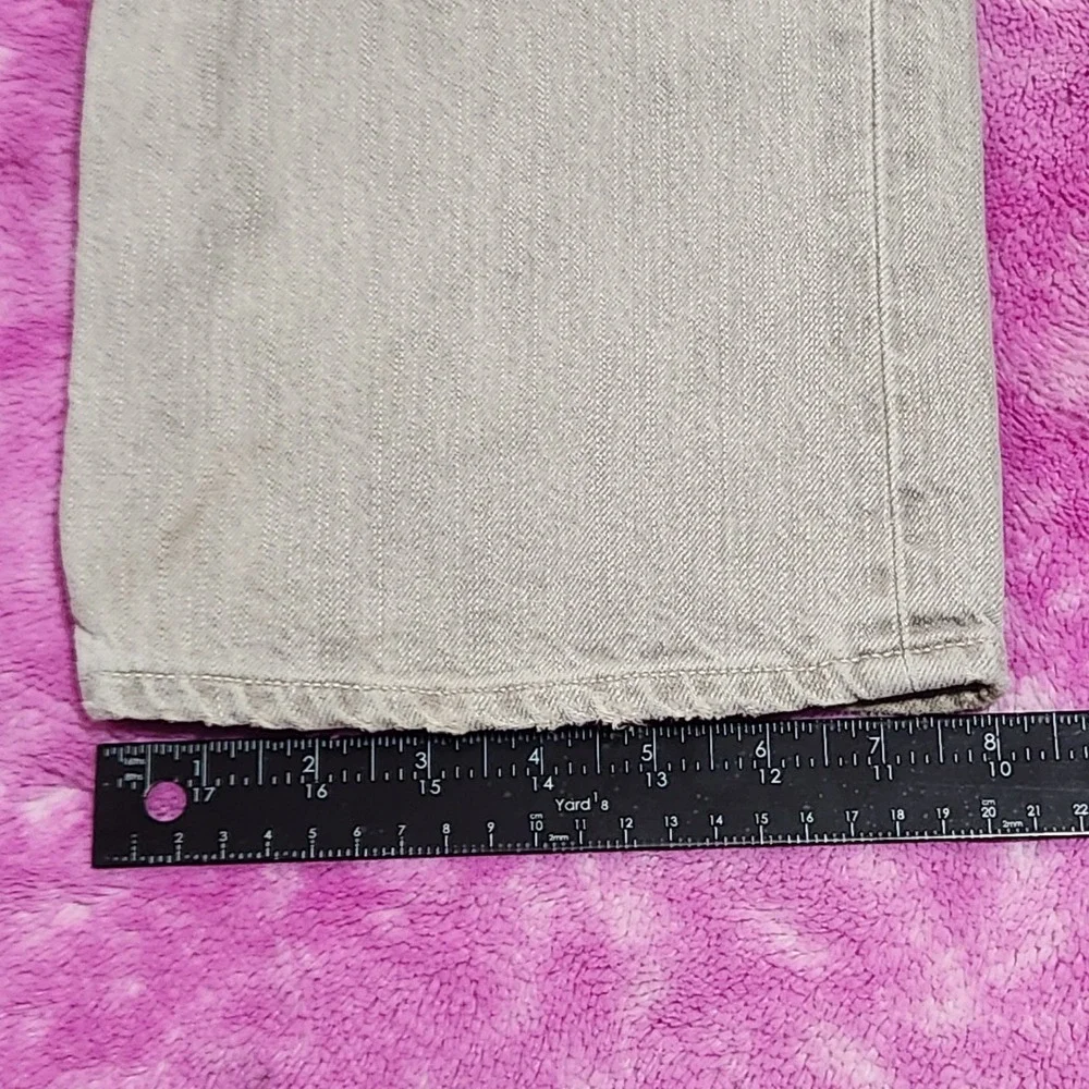 Banana Republic Jeans Men's 32x30‎ Mid Rise Straight Leg Beige Denim 100% Cotton